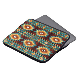 Southwestern stam- mönster laptop sleeve