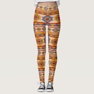 Southwestern stam- mönster leggings