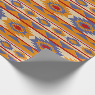 Southwestern stam- mönster presentpapper