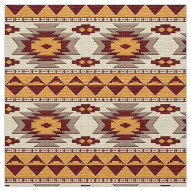 Southwestern stam- mönster tyg (Provkarta)