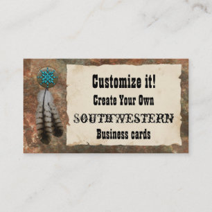 Southwestern stil visitkort