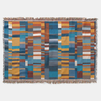 Southwestern Style Geometric Block Pattern  Filt