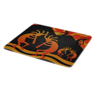 Southwestökensolnedgång Kokopelli
