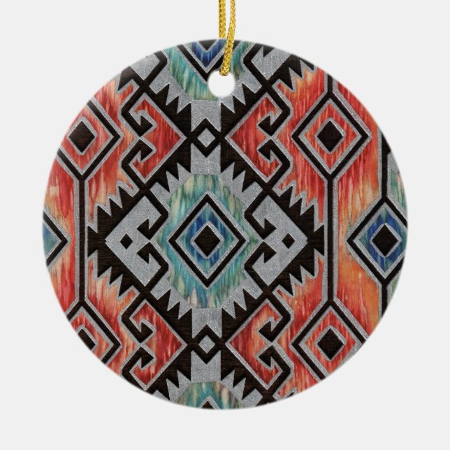 Southwestsilver Julgransprydnad Keramik (Framsidan)