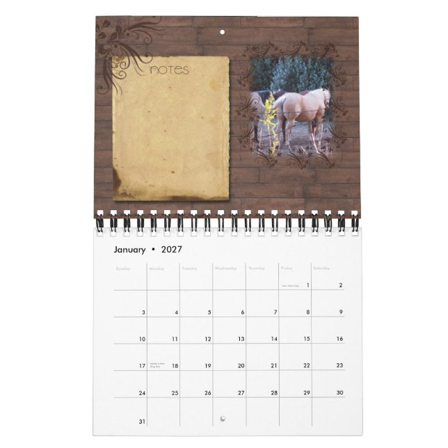 Southwestutsikter 2012 i nytt - mexico kalender (Jan 2027)