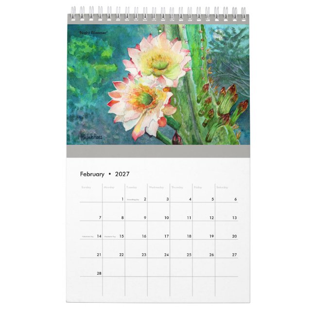 Southwestvandringkalender Kalender (Feb 2027)