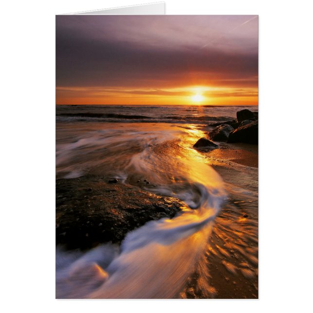 Southwold strandsoluppgång 6. OBS kort (Framsidan)