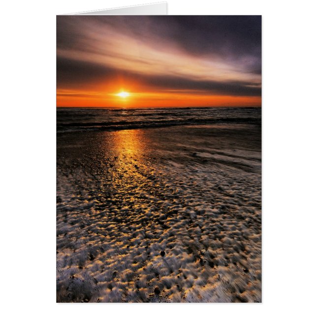 Southwold strandsoluppgång 7. OBS kort (Framsidan)