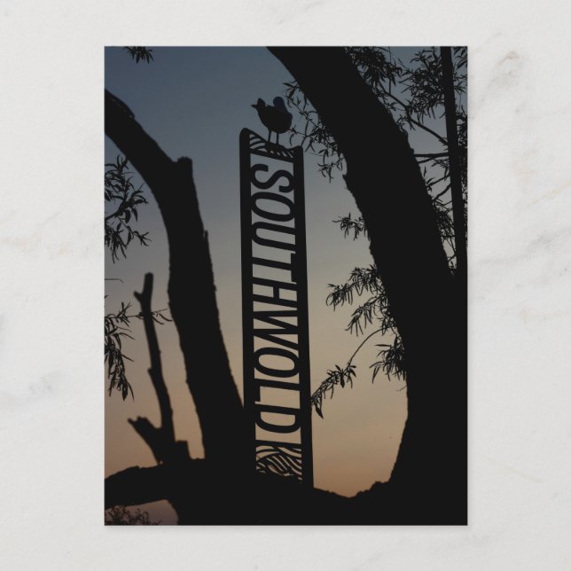 Southwold undertecknar vykort (Framsida)