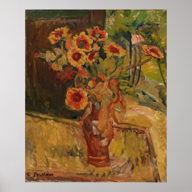 Soutine's Bouquet of Flowers Poster (Framsidan)