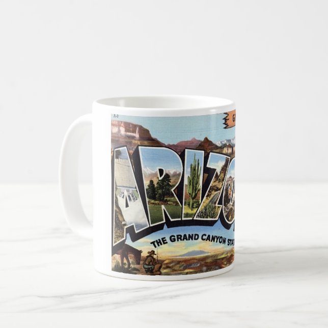 Souvenir Arizona Coffee Mugg (Framsida vänster)