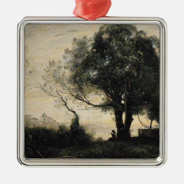 Souvenir av Castel Gandolfo Julgransprydnad Metall (Framsidan)