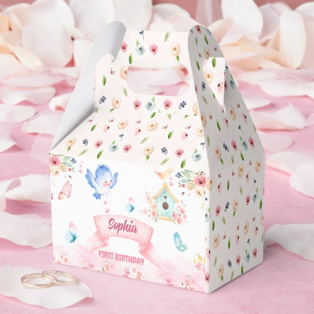 Souvenir Box  Birthday Butterfly Garden Presentaskar (Bröllop)