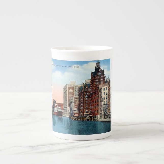 Souvenir Coffee Mugg - Milwaukee, Wisconsin Benporslin Mugg (Framsidan)