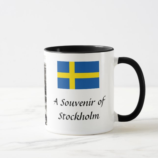 Souvenir Coffee Mugg - Stockholm, Sverige (Höger)