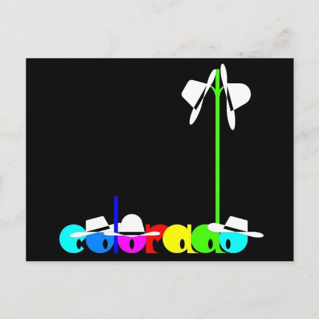 Souvenir Colorado Postcard Vykort (Framsida)