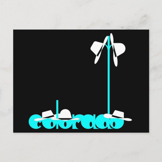 Souvenir Colorado Postcard Vykort (Framsida)