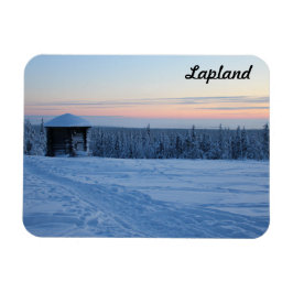 Souvenir Couché de soleil en Laponie Magnet
