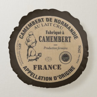 Souvenir de Frankrike: Le camembert Rund Kudde