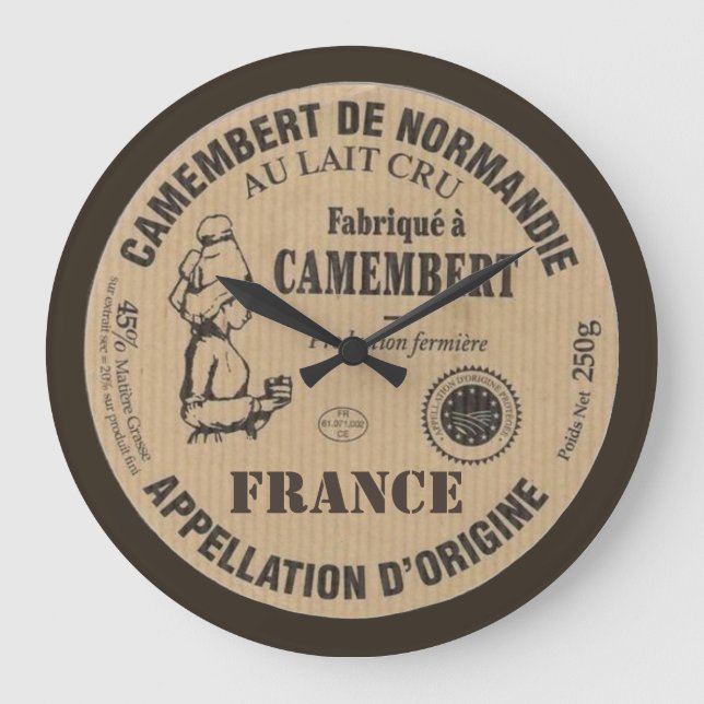 Souvenir de Frankrike: Le camembert Stor Klocka (Framsida)