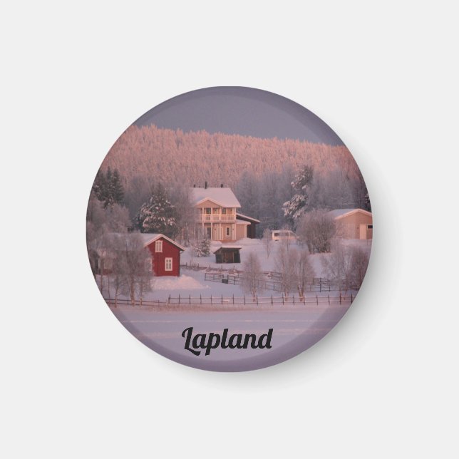 Souvenir de Laponie Magnet (Framsidan)