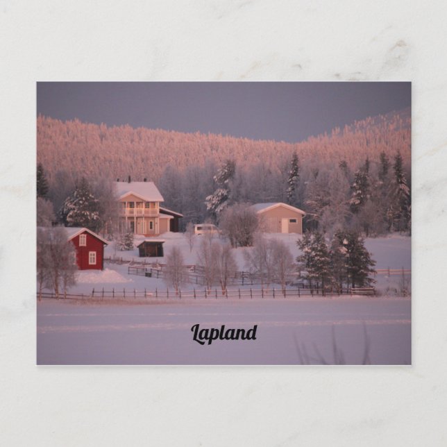 Souvenir de Laponie Vykort (Framsida)