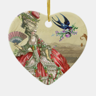 Souvenir de Versailles Julgransprydnad Keramik