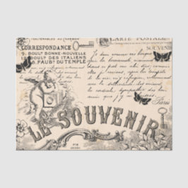 Souvenir Decoupage-vävnadspapper - Vintage för Fra