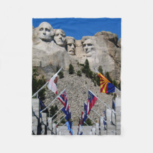 Souvenir för anpassadeMt Rushmore Fleecefilt