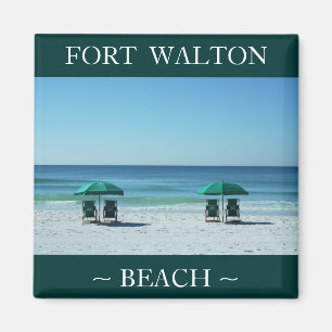 Souvenir för magnet för Fort Walton Beach