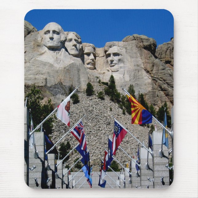 Souvenir för Mount Rushmore medborgareminnesmärke Musmatta (Framsidan)