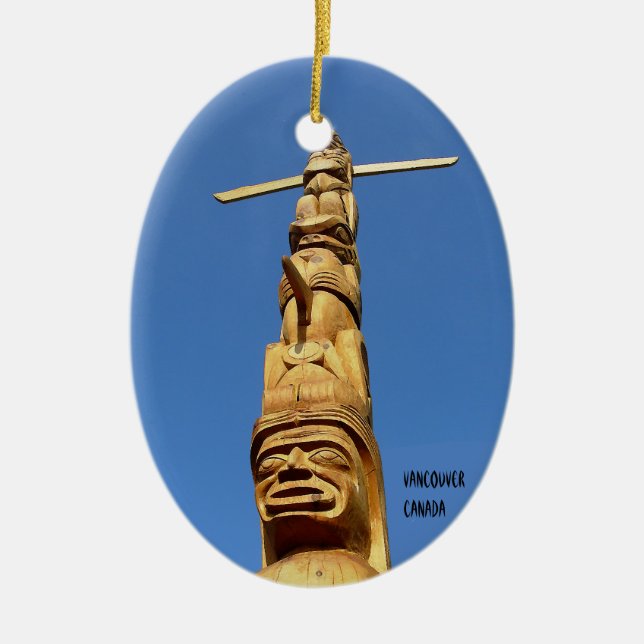 Souvenir för Vancouver Kanada prydnadpersonlig Julgransprydnad Keramik (Framsidan)