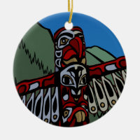 Souvenir för Vancouver Kanada TotemPole prydnad