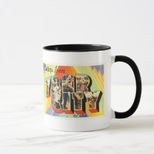 Souvenir för Ybor stadsFlorida FL gammal vintage Mugg