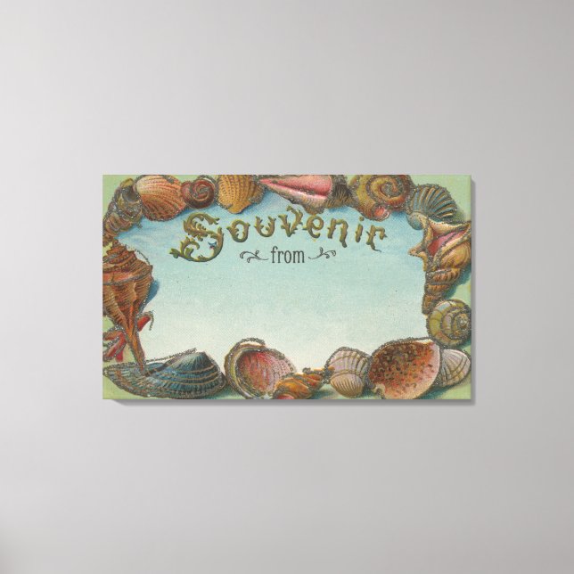 Souvenir från #1 - Valfri stad, stat Canvastryck (Framsida)