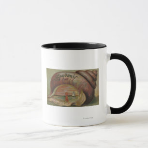 Souvenir från #4 - någon stad som är statlig mugg