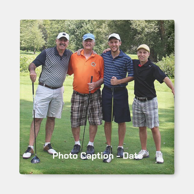 Souvenir Golfer Event Magnet (Framsidan)