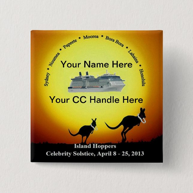 Souvenir knäppas knapp (Framsida)