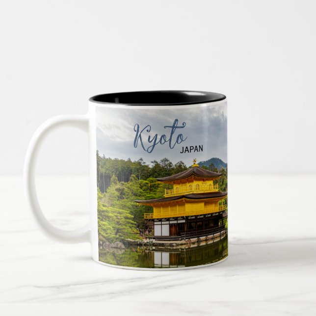 Souvenir Kyoto Japan Coffee Mug Två-Tonad Mugg (Vänster)