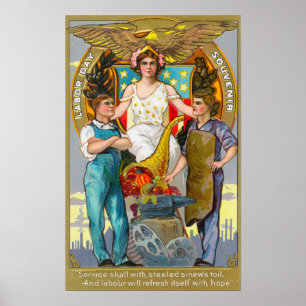 Souvenir-laboratorier med Dam-juridik Poster