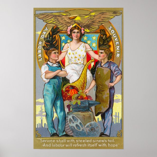 Souvenir-laboratorier med Dam-juridik Poster (Framsidan)