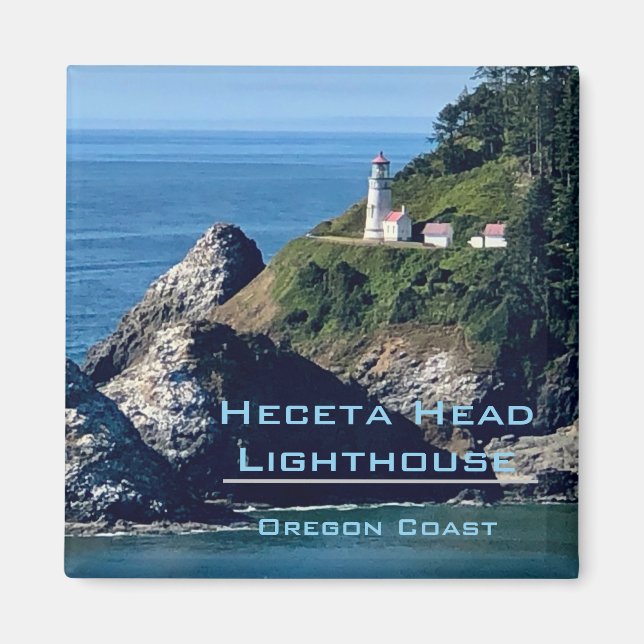 Souvenir Magnet: Heceta Head Lighthouse, ELLER Magnet (Framsidan)