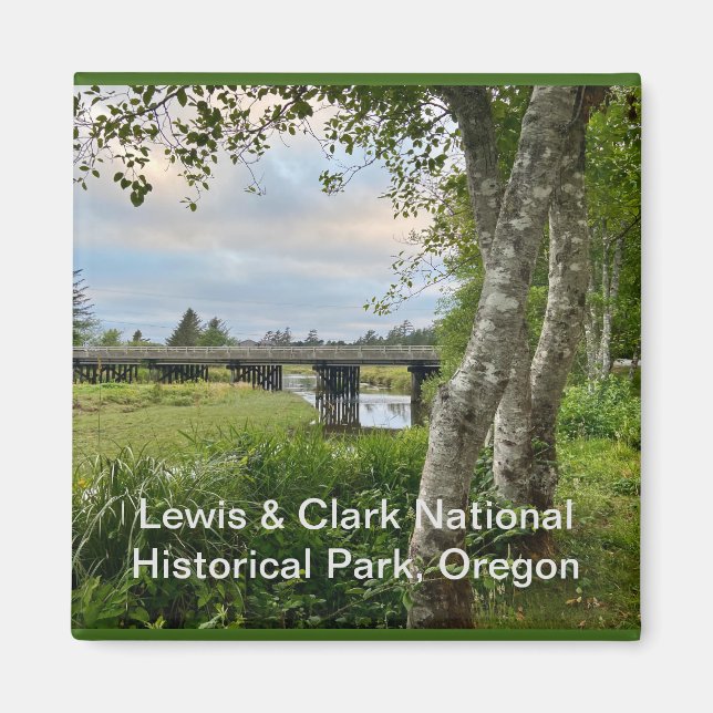 Souvenir Magnet: Lewis & Clark Nat'l Historical Pk Magnet (Framsidan)
