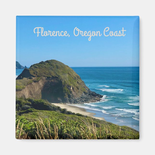 Souvenir Magnets: Florens, Oregon Kusten Magnet (Framsidan)