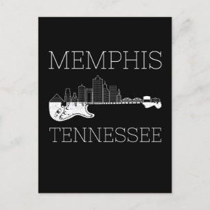 Souvenir Memphis Guitar Music Tennessee Memphis Vykort