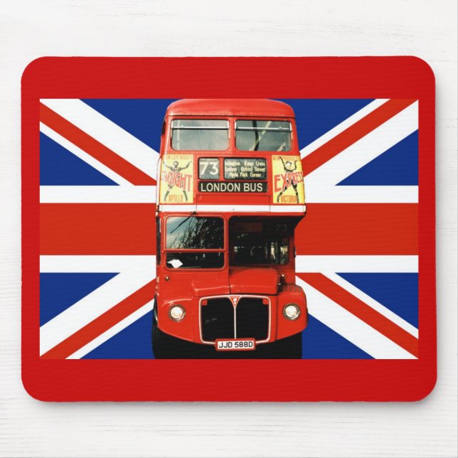 Souvenir Mousepad från London England Musmatta (Framsidan)