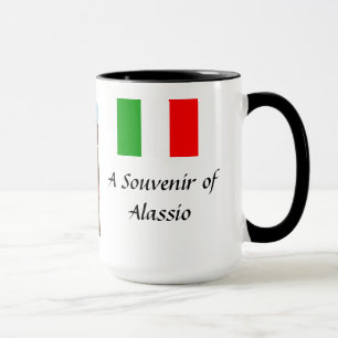 Souvenir Mugg-Alassio, Italien Mugg