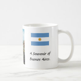 Souvenir Mugg-Buenos Aires, Argentina. Kaffemugg