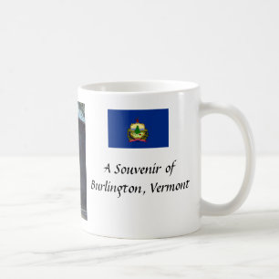 Souvenir Mugg, Burlington, Vermont, Förenta state Kaffemugg
