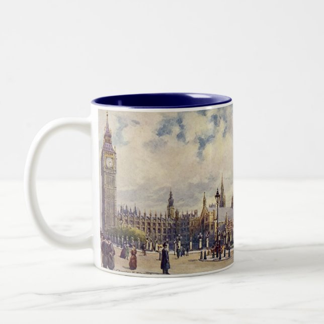 Souvenir Mugg - London, parlamentets hus (Vänster)